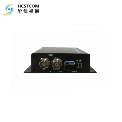 광섬유 변환기 확장기에 대한 루프 출력 기능이 있는 1CH 12g/6g/3G/HD/UHD SDI 비디오 트랜시버